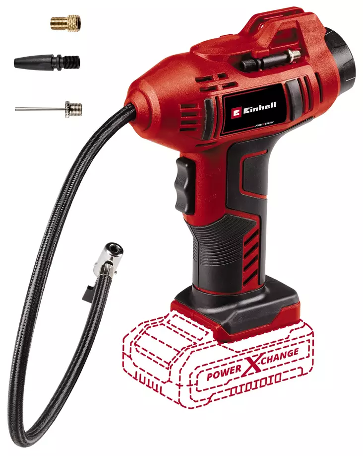 Einhell Akkuilmapumppu GE-CC 18 Li Solo - Muut akkutyökalut - 0010839 - 10