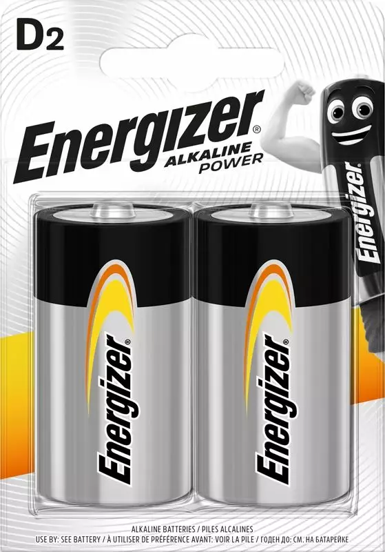 Energizer Alkaline Power D / E95 2kpl - Alkaliparistot - 0020889 - 1
