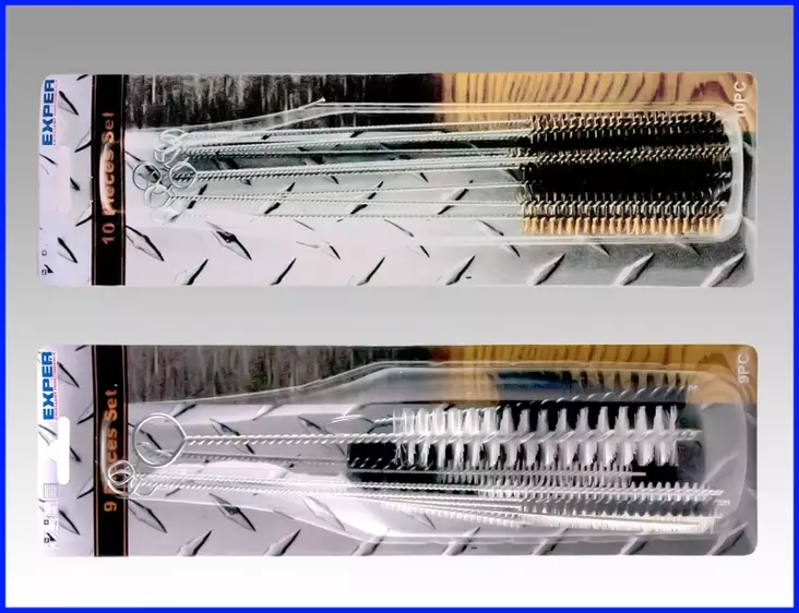 Exper Tuubiharjasarja 9-os nailon - Teräsharjat - 0003689 - 1