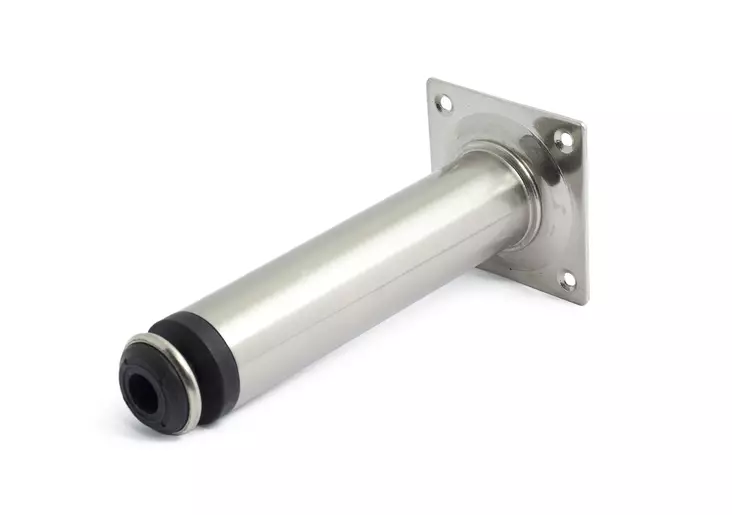 Habo putkijalka 30x100mm mattanikkeli - Kalustejalat - 0008429 - 2