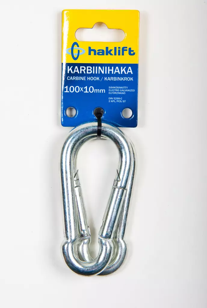 Haklift palomiehenhaka 100 x 10mm 2kpl - Sokat, haat, sakkelit - 0003309 - 1
