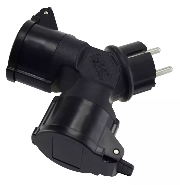 Harju haaroitin 2-os IP44 - Haaroittimet ja adapterit - 0010079 - 1