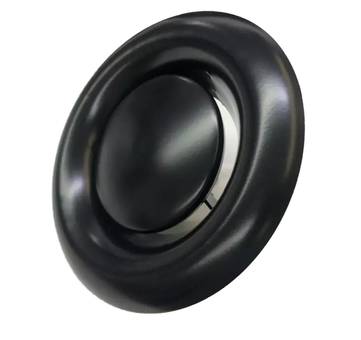 Harju Poistoilmaventtiili 100mm sauna musta - Poisto- ja tuloilmaventtiilit - 0014869 - 1