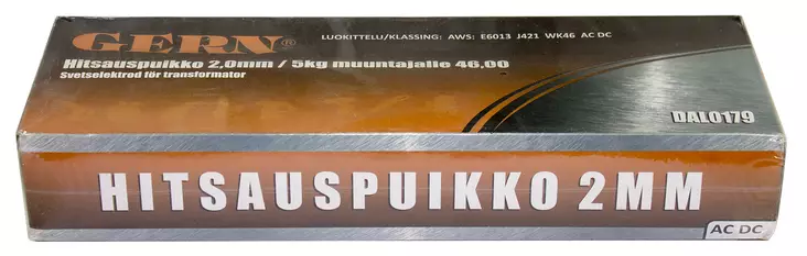 Hitsauspuikko 2,0mm / 5kg muuntajalle 46.00 - Hitsauspuikot - 0010539 - 1