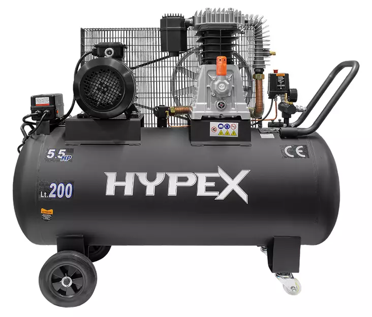Hypex Kompressori 200L, 5.5HP, 400V - Kompressorit - 0018559 - 1