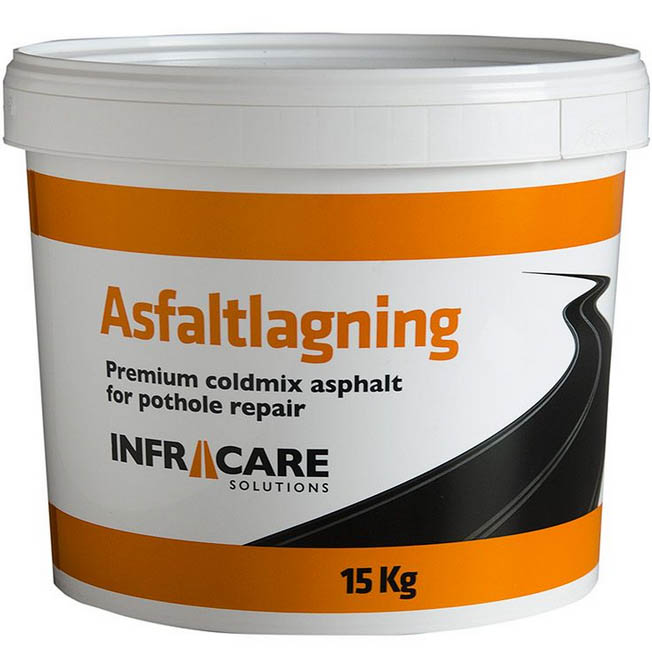 Infracare Asfaltinpaikkausmassa 15kg - Asfaltinkorjaus - 0016859 - 1