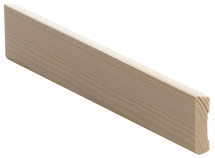 Jalkalista 12x42 mänty puuvalmis 3300mm - Jalkalistat - 0021169 - 1