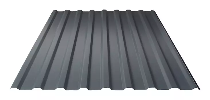 Kattopelti Suoraprof. 1100x2000mm RR23 tumma harmaa - Kattopellit - 0015529 - 1