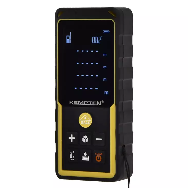Kempten Laseretäisyysmittari 50m 0,03-50m - Rakenneilmaisimet ja mittalaitteet - 0009229 - 1