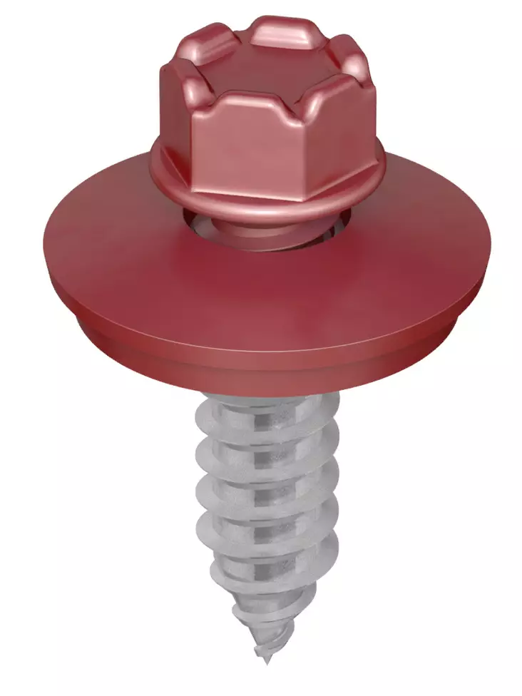 Kingi vaihtoruuvi 6,3 x 25, RR29 - Punainen, 150kpl - Kateruuvit - 0018439 - 1