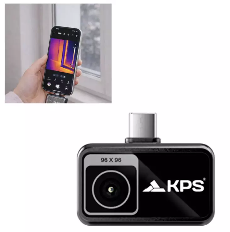 KPS Lämpökamera USB-C THERMINI96PLUS - Erikoismittausvälineet - 0022579 - 1