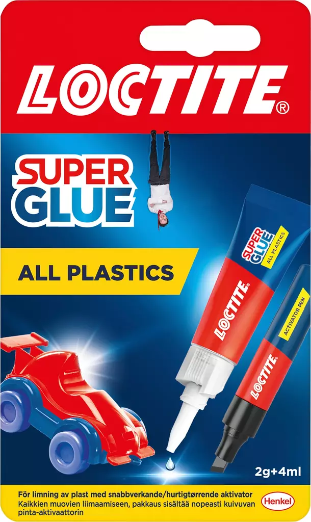 Loctite Super Glue All Plastics 2g/4ml - Yleisliimat - 0001499 - 1