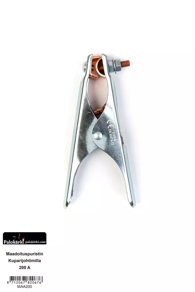 Maadoituspuristin kuparijohtimilla 200 A - Hitsaustarvikkeet - 0001639 - 2