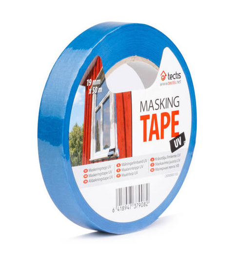 Maalarinteippi UV-suojattu, sininen 19mm x 50m - Maalarinteipit - 0009089 - 1