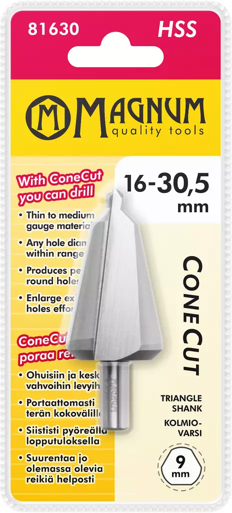Magnum Levyporanterä ConeCut 16-30,5mm - Kartio- askelporanterät - 0001349 - 1