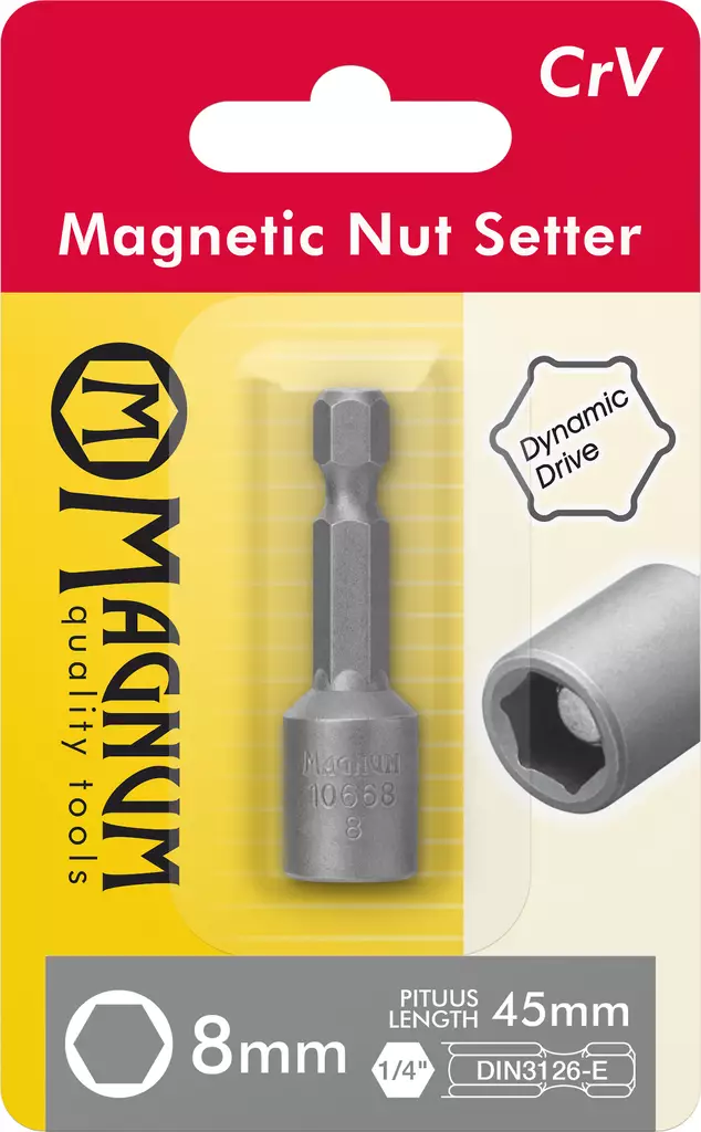 Magnum Magneettihylsy 7,0mm/45mm - Porakonehylsyt ja hylsypitimet - 0001039 - 1