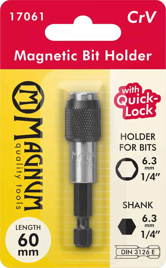 Magnum Magneettipidin Quick-Lock 60mm - Ruuvauskärjen pitimet - 0000999 - 1