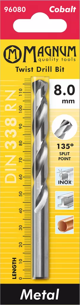 Magnum Poranterä Cobalt 4,0mm - Metalliporanterät - 0001319 - 1