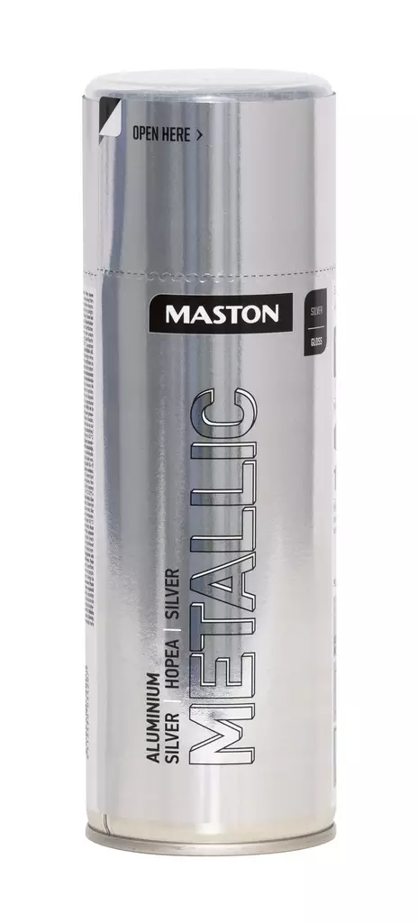 Maston spraymaali Metallic Alumiini hopea 400ml - Spraymaalit - 0000159 - 1