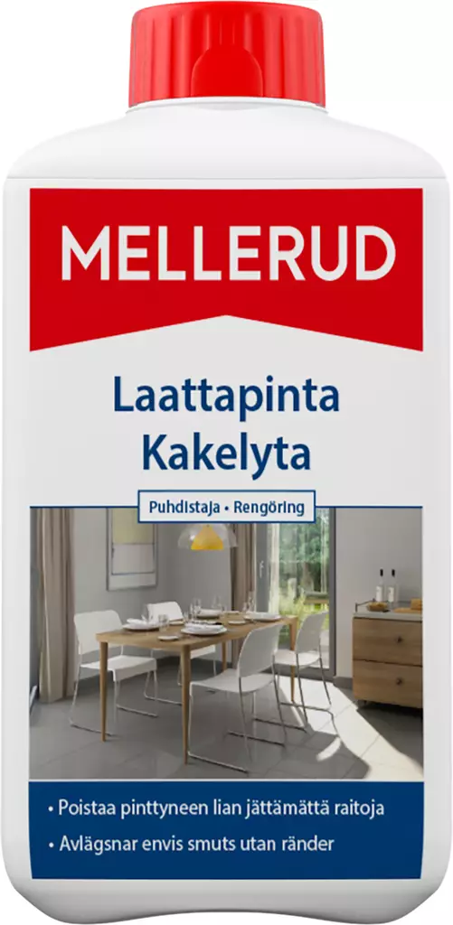 Mellerud Laattapintojen pesuaine 1l - Rakennus pesuaineet - 0008769 - 1