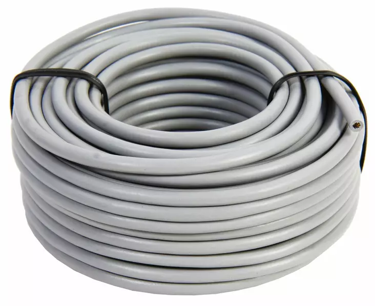 M+ sähköjohto harmaa 1x1.5mm2 10m - Johdot ja asennustarvikkeet - 0008299 - 1