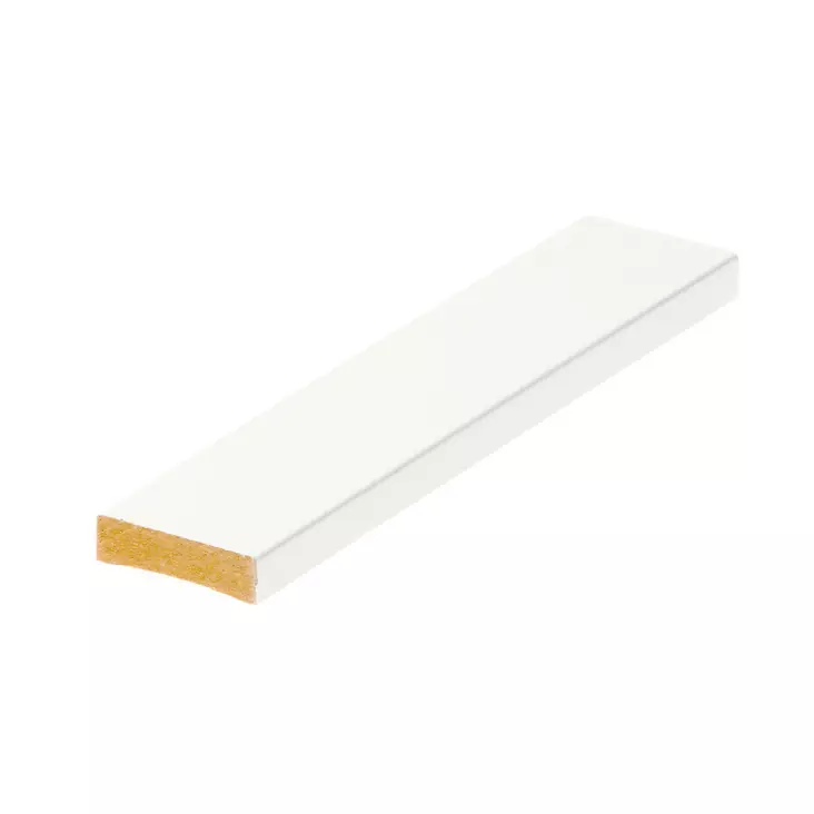 Peitelista MDF 12x42x2440mm valkoinen - Peitelistat - 0000739 - 1