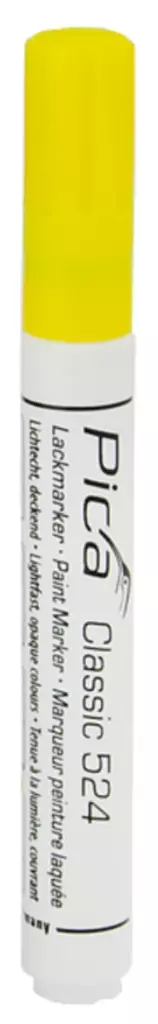 Pica Maalitussi keltainen 2-4mm - Merkkauskynät ja tussit - 0022329 - 1
