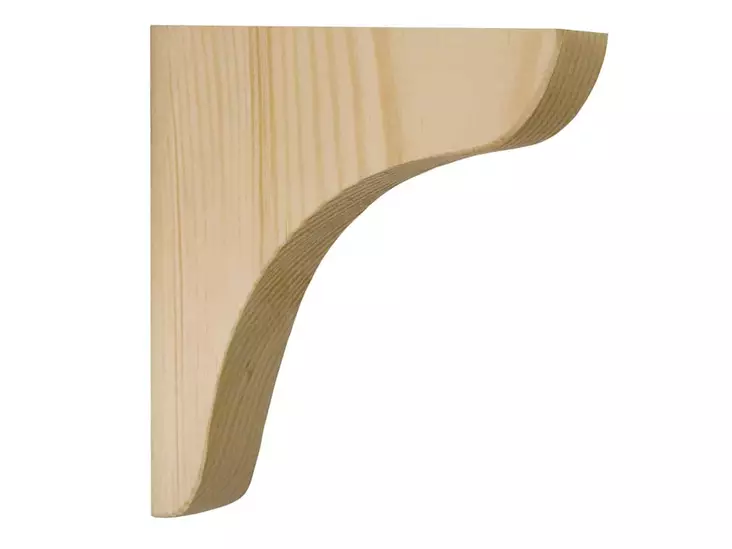 Pisla hyllynkannatin 165x175 mänty - Puiset hyllynkannattimet - 0001859 - 1