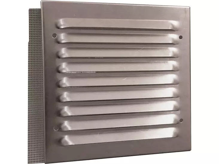 Pisla säle 150x150mm alumiini - Säle- ja korvausilmaventtiilit - 0002369 - 1