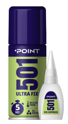 Point 501 Liimasarja 100ml + 25g - Pikaliimat - 0017189 - 1