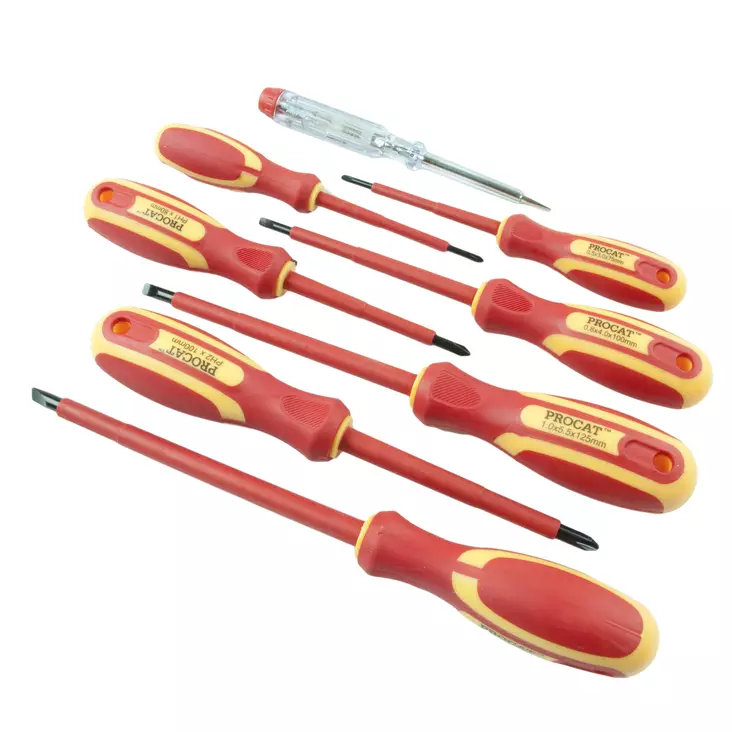 Procat ruuvimeisselisarja VDE 8-os - Meisselisarjat - 0003109 - 1