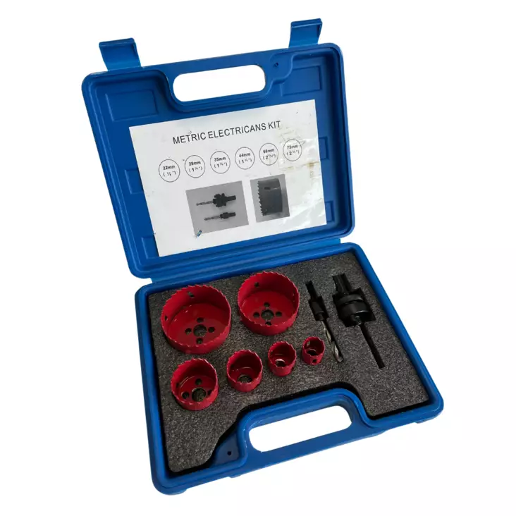 Reikäsahasarja 6-0saa 22-73mm - Reikä- ja kuppiteräsarjat - 0018399 - 1