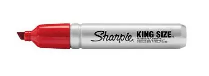 Sharpie King Size merkkauskynä, punainen - Merkkauskynät ja tussit - 0021029 - 1
