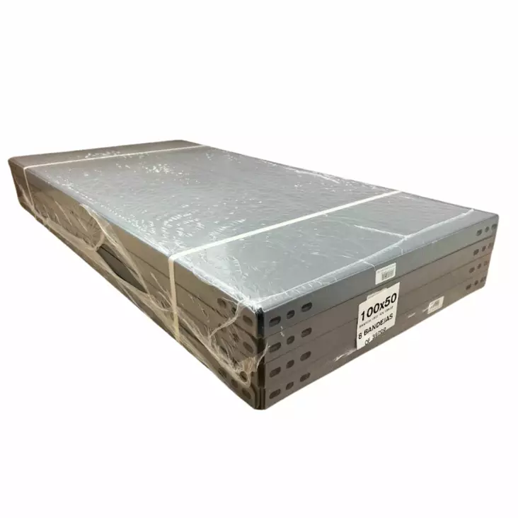 Shelving Hyllytaso 100x50cm 8kpl harmaa - Varastohyllyt - 0016429 - 1