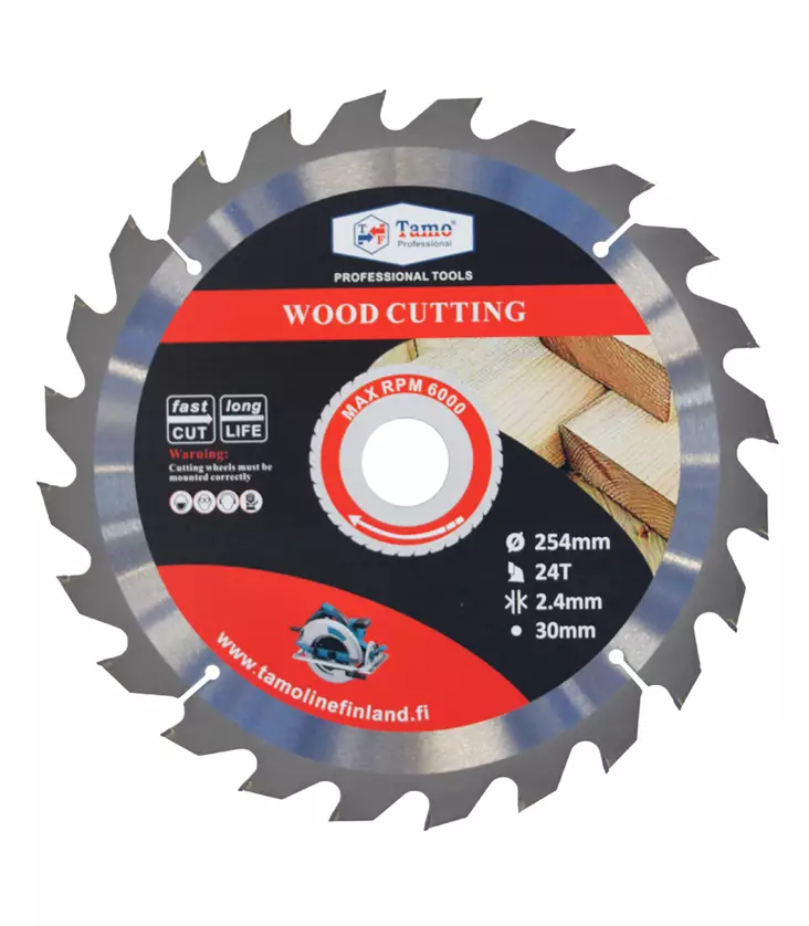 Tamo pyörösahanterä 254x24Tx30mm - Pyörösahanterät sirkkeliin - 0002769 - 1