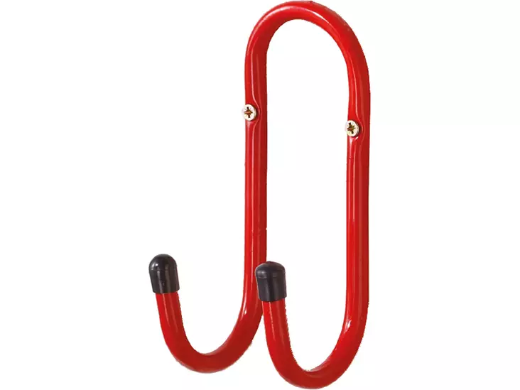 Tuplakoukku Ø16/70mm max,80kg punainen - Varastokoukut - 0002319 - 1