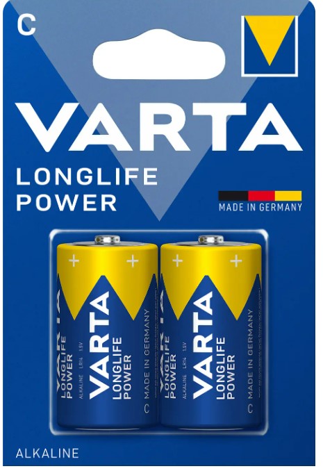 Varta Longlife C paristo 2kpl - Alkaliparistot - 0012639 - 1