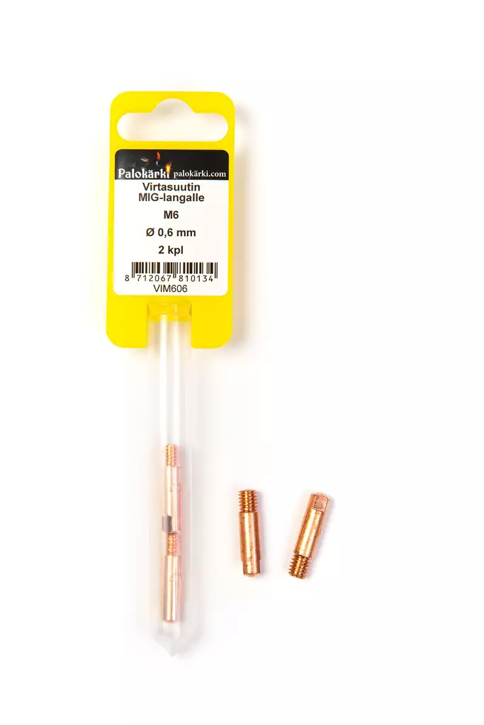 Virtasuutin MIG-langalle M6/0,6mm 2kpl - Hitsauslaitteiden tarvikkeet - 0001719 - 2