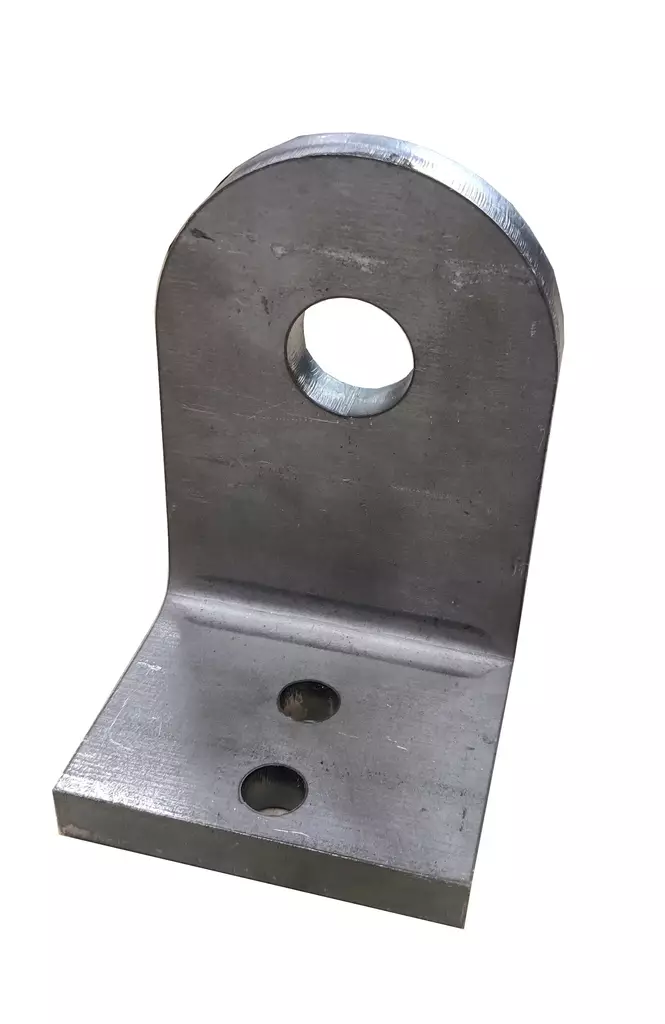 Warma hitsattava kulmakiinnike 120/75x80x12mm, reikä 25mm - Hitsattavat kiinnikkeet - 0009679 - 1