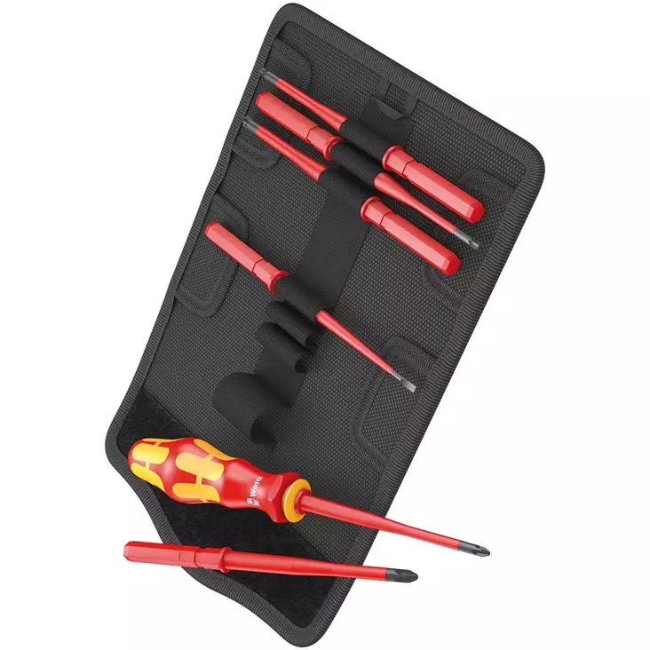 Wera Ruuvitalttasarja KK VDE 7 Extra slim 1, 7-os. - Meisselisarjat - 0015459 - 1