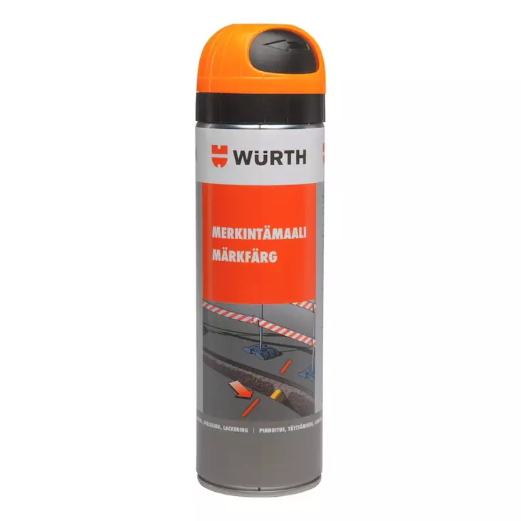 Wurth merkintämaali 500ml oranssi - Spraymaalit - 0021009 - 1