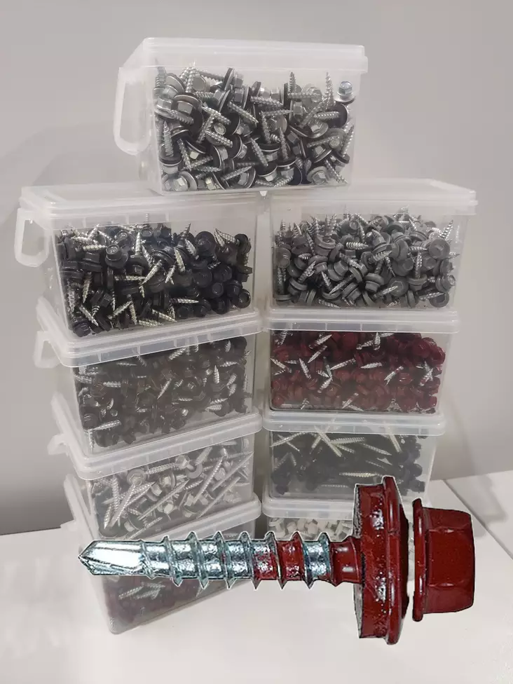 Wurth porakärki kateruuvi 4,8x28mm. tummanrus. RR32 250kpl - Kateruuvit - 0014099 - 1