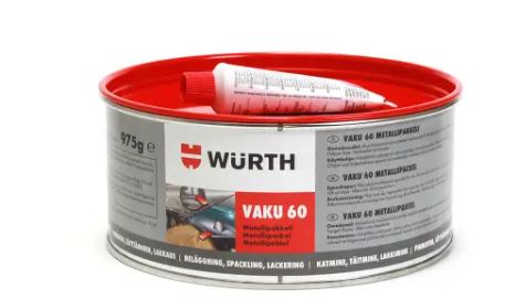 Wurth Vaku metallipakkeli 60 1kg - Kitit ja tasoitteet - 0010579 - 1